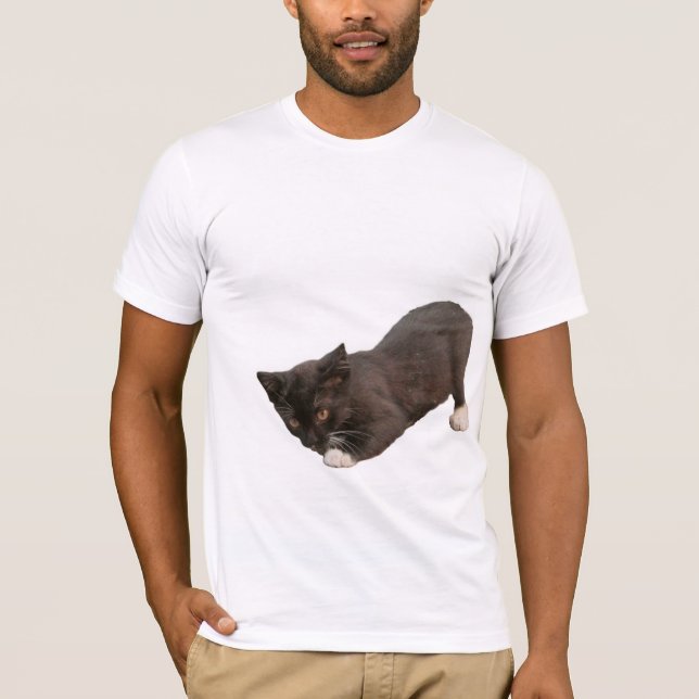 Camiseta Linda Imagem de Gato (Frente)