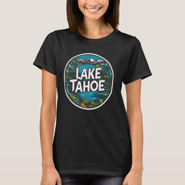 Camiseta Linda Lago Tahoe (Frente)