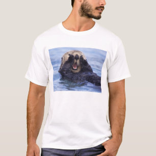 Camiseta Linda lontra marinha   Alasca, EUA