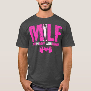 Camiseta Linda Mãe Apaixonada Por Malhação Coração Dumbbell
