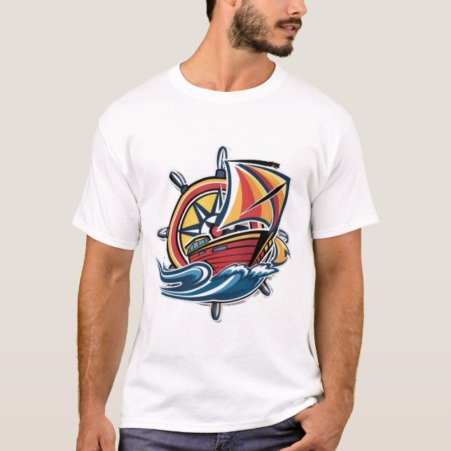 Camiseta Linda nave (Frente)