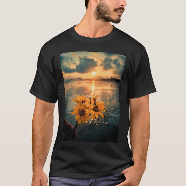 Camiseta Linda paisagem (Frente)