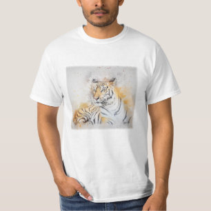 Camiseta Linda pintura Bengala Tiger
