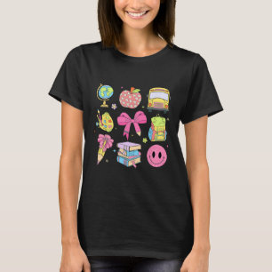 Camiseta Linda Preppy Ck Para Escola Coquette Lápis Arco En