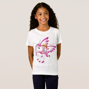 Camiseta Linda Princesa Fada em Unicórnio – Fantasia Infant