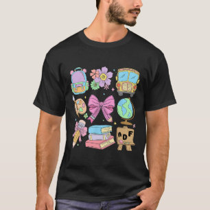 Camiseta Linda Professora Coquete Lápis Arco Ônibus Escolar