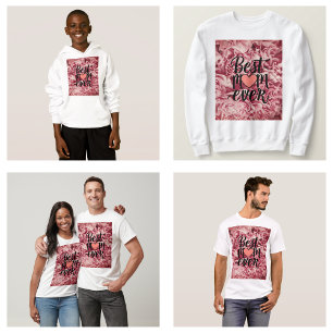 Camiseta Linda Rosa Elegante Melhor Mãe do Mundo Floral