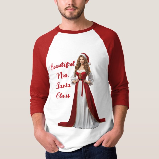 Camiseta Linda Sra. Papai Noel (Frente)