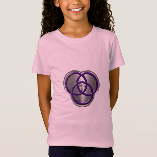 Camiseta Linda Trindade Cristã Anda com Cruz (Frente)