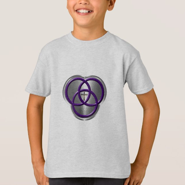 Camiseta Linda Trindade Cristã Anda com Cruz (Frente)