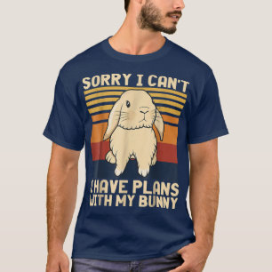 Camiseta Linda Vintage, desculpa não ter planos com meu irm