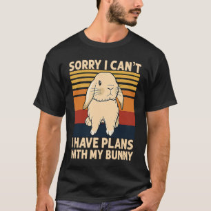 Camiseta Linda Vintage, desculpa não ter planos com meu irm