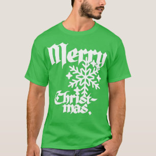 Camiseta Linda Vintage inspirou Feliz de caligrafia Chris
