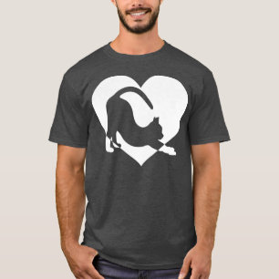 Camiseta Linda Vintage Que Ama Gatos Negros Brancos Engraça
