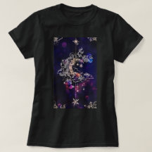 Lindas Boho Lua Estrelas Azul Roxo Mulheres