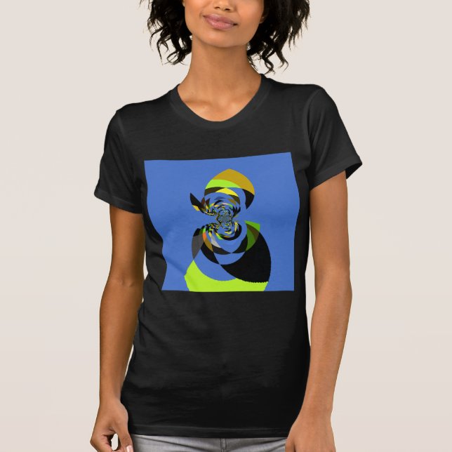 Camiseta Lindas ilustrações coloridas da silhueta feminina (Frente)