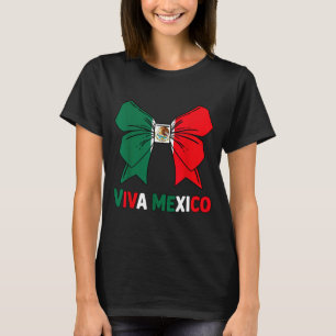 Camiseta Lindas meninas mexicanas com a bandeira do México