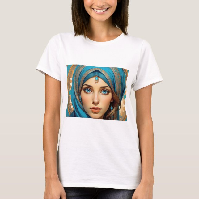 Camiseta Lindas Mulheres com Olhos Azuis (Frente)