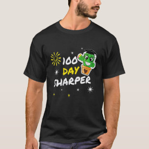Camiseta Lindo 100 Dias Cacto Mais Afiado Professor 100º Di
