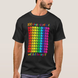 Camiseta Lindo 100 Dias De Escola E Ainda Amando Professor
