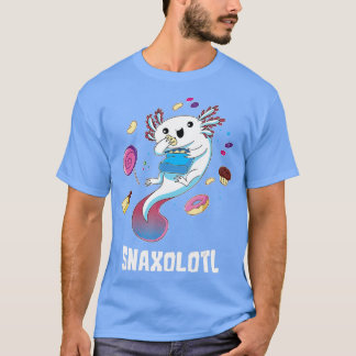 Camiseta Lindo Amante de Axolote Snaxolotl  (107) 