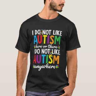 Camiseta Lindo Autismo Fita Colorida Citação de Apoio A
