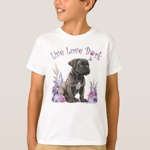 Camiseta Lindo Cane Corso Floral