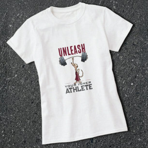 Camiseta Lindo Cartoon de Suricata Libere Seu Atleta Interi
