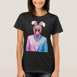 Camiseta Lindo Coelho de Páscoa Trump Republicano Jesus Ore