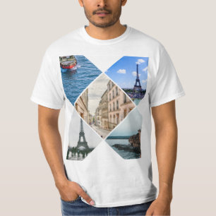 Camiseta lindo desenho de paris
