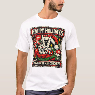 Camiseta Lindo Design de Natal – Magia Festiva de Férias