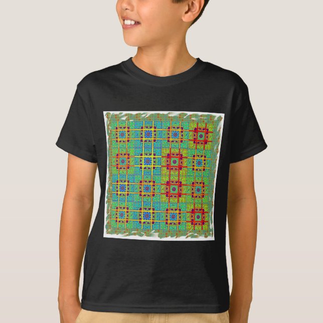 Camiseta Lindo e adorável vetor de Impressão tribal sul-afr (Frente)