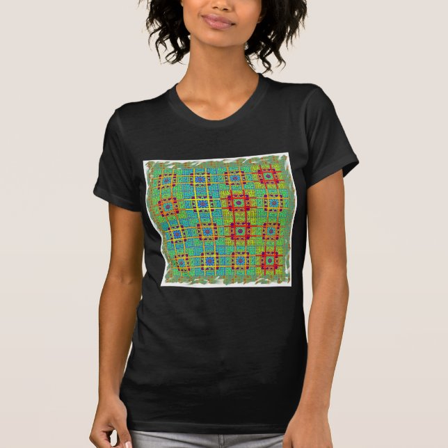 Camiseta Lindo e adorável vetor de Impressão tribal sul-afr (Frente)
