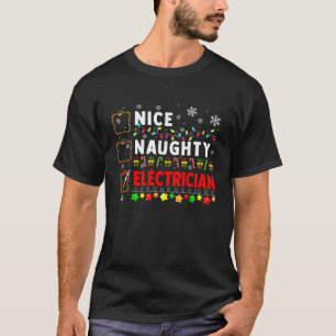 Camiseta Lindo Eletricista Safado Natal Colorido Trabalho T