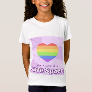 Camiseta lindo espaço seguro
