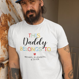 Camiseta Lindo Este Papai Pertence A