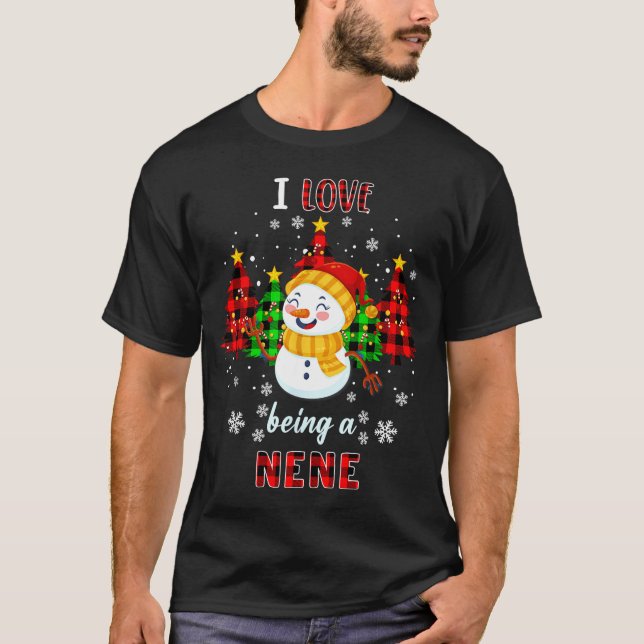 Camiseta Lindo Eu Amo Ser Um Boneco de Neve Nene Natal Vale (Frente)