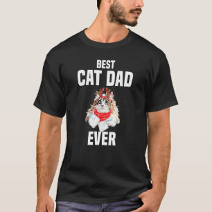 Camiseta Lindo Fato de Rena de Gato da Floresta Norueguesa