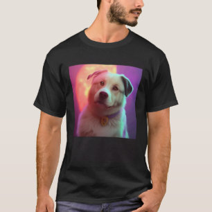 Camiseta Lindo Labrador Retriever Beagle Cão Fofo Fluffy Pô
