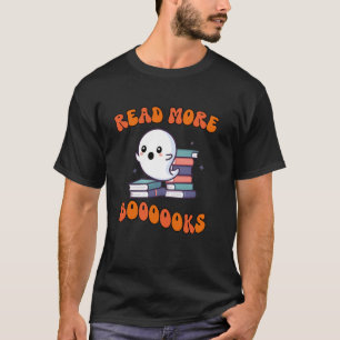 Camiseta Lindo Leia Mais Livros Dia das Bruxas Amantes de L