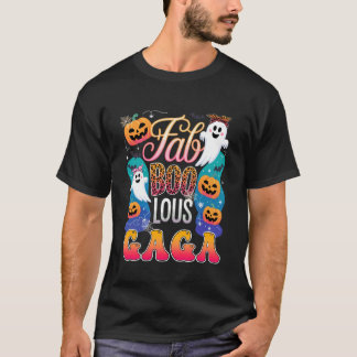 Camiseta Lindo Leopardo Fab Boo Lous Gaga Assustador Hallow