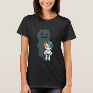 Camiseta Lindo Mas Perigoso Unicórnio de Artes Marciais Kar