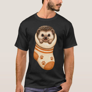 Camiseta Lindo Ouriço em Meia de Bebê Aconchegante Mamãe Ou