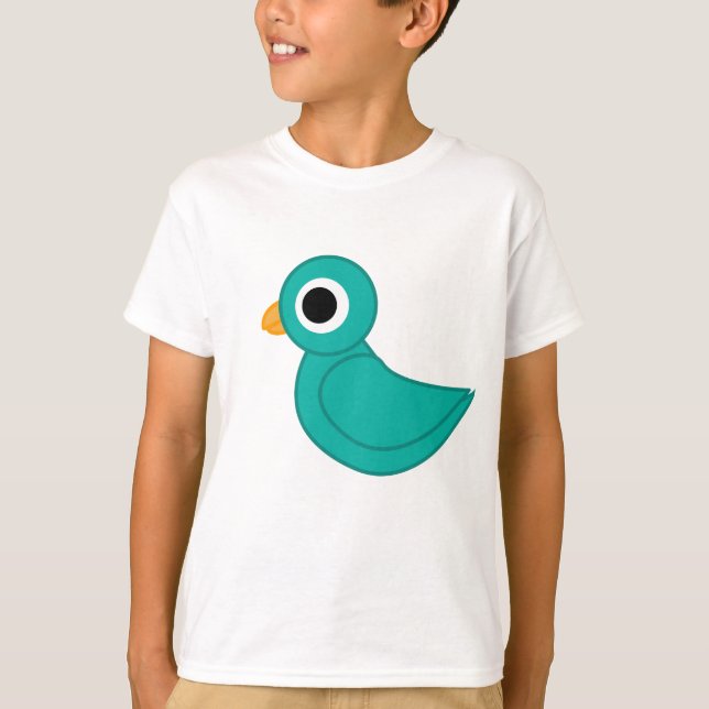 Camiseta Lindo passarinho azul (Frente)
