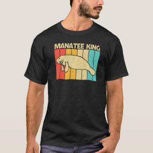 Camiseta Lindo peixe-boi para homens e meninos, vaca marinh