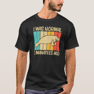 Camiseta Lindo peixe-boi para homens e mulheres peixe-boi d
