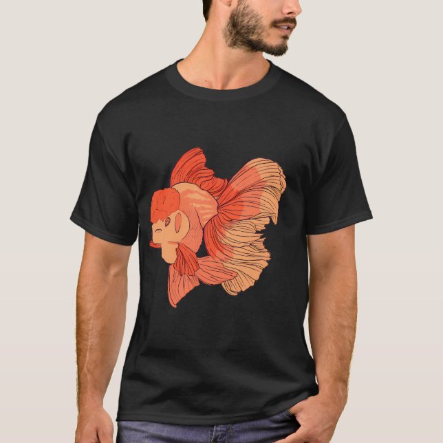 Camiseta Lindo Peixe Dourado OrangeOranda (Frente)