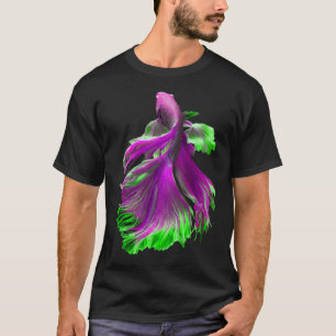 Camiseta Lindo peixe Guppy Pinky Guppies fancy peixe de com