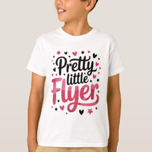 Camiseta Lindo Pequeno Voador, Porrista Animada Porristeand