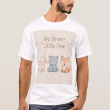 Lindo Poster de Urso de Coelho Fox Seja Corajoso P